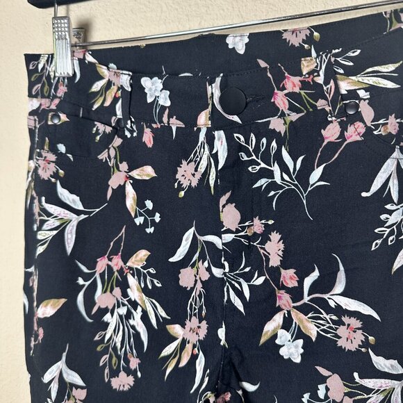 JULES & LEOPOLD Casual Stretch Floral Trousers Pants Size Small - Picture 3 of 9